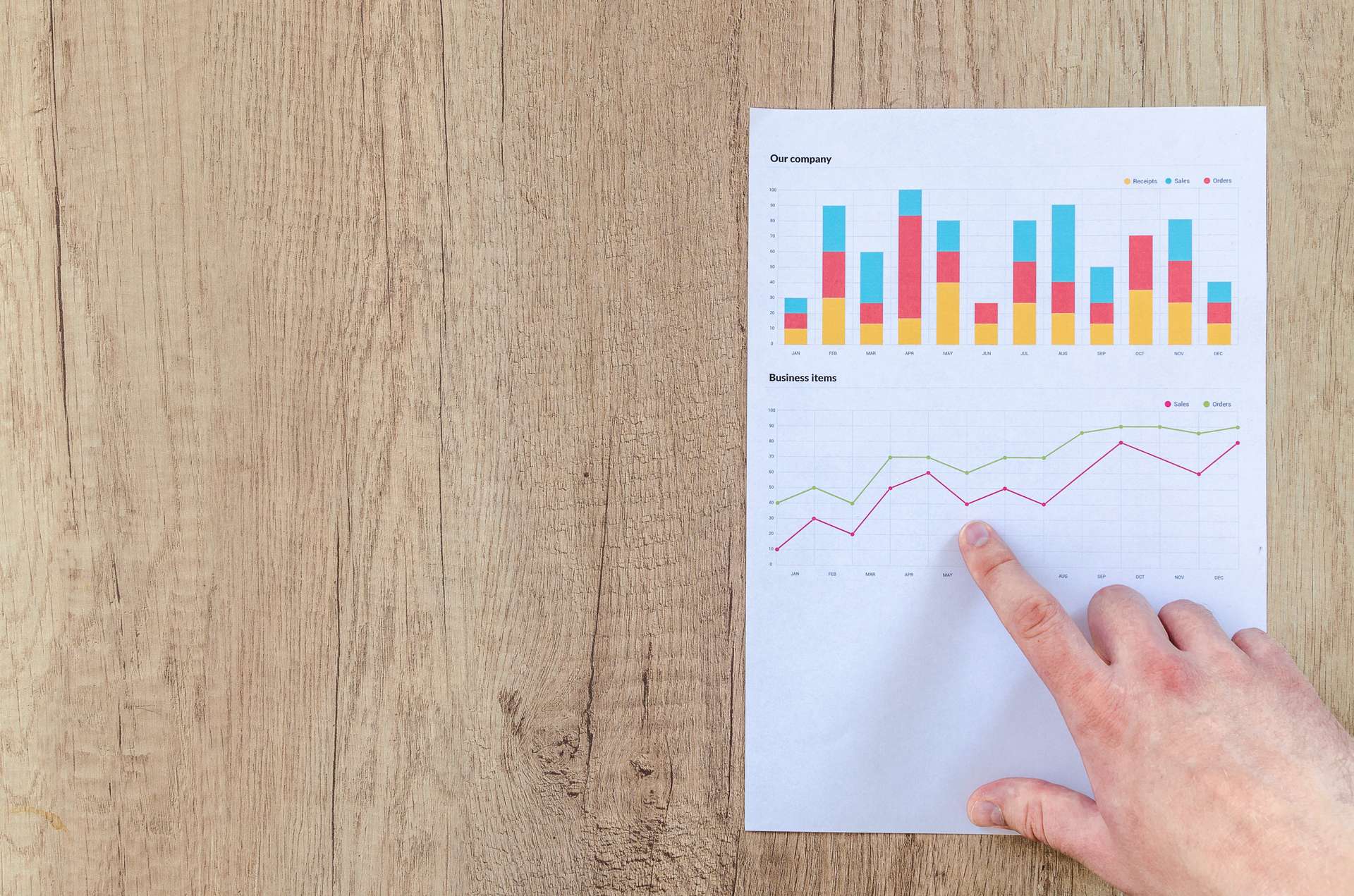 Paper with graphs